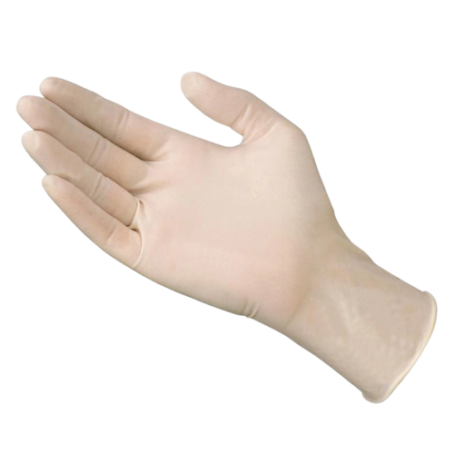 Rękawice Lateksowe Diagnostyczne, Pudrowane - 100szt
