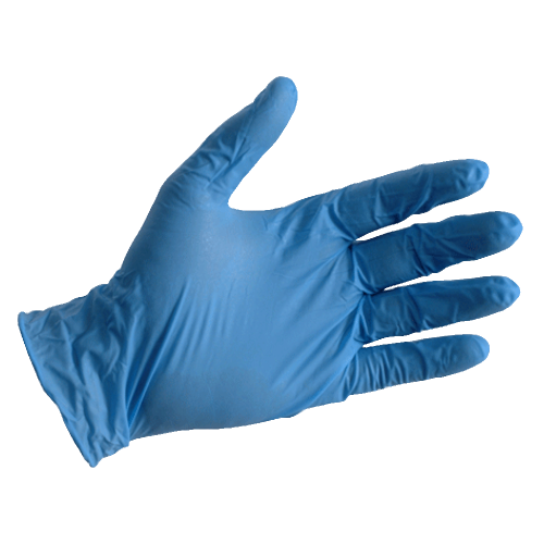 Rękawice Nitrylowe Diagnostyczne, Bezpudrowe, Niebieskie - 100szt