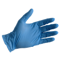 Rękawice Nitrylowe Diagnostyczne, Bezpudrowe, Niebieskie - 100szt