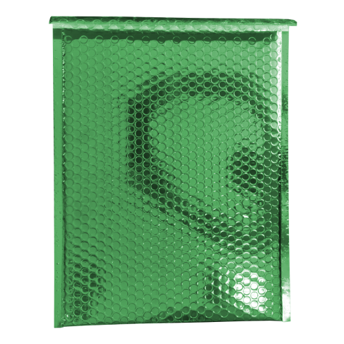 Koperta Bąbelkowa Metalizowana D14, Zielona - 100szt